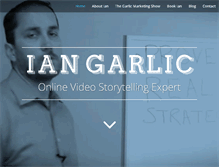 Tablet Screenshot of iangarlic.com